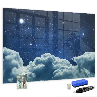 Beschreibbare Magnettafel für die Küche Motiv Nachtstimmung Himmel
