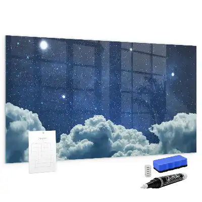 Beschreibbare Magnettafel für die Küche Motiv Nachtstimmung Himmel