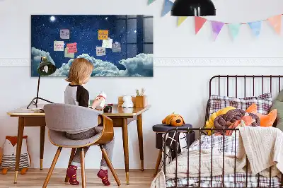 Beschreibbare Magnettafel für die Küche Motiv Nachtstimmung Himmel
