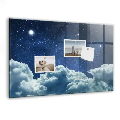 Beschreibbare Magnettafel für die Küche Motiv Nachtstimmung Himmel