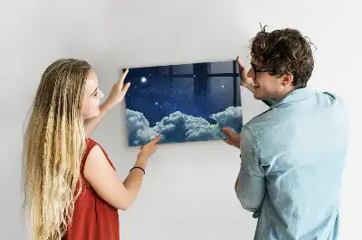 Beschreibbare Magnettafel für die Küche Motiv Nachtstimmung Himmel