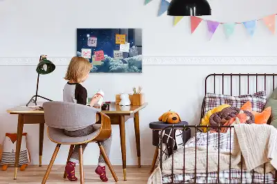Beschreibbare Magnettafel für die Küche Motiv Nachtstimmung Himmel