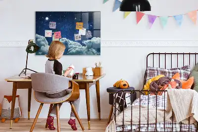 Beschreibbare Magnettafel für die Küche Motiv Nachtstimmung Himmel