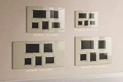Beschreibbare Magnettafel für die Küche mit Retro-Rahmen