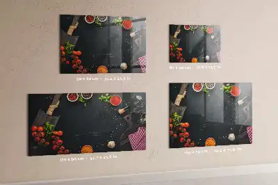 Beschreibbare Magnettafel für die Küche praktisches Küchenzubehör
