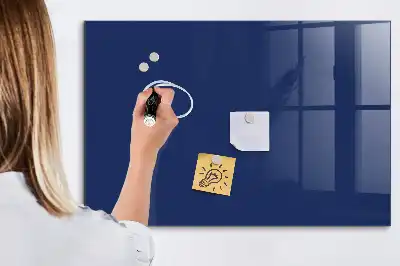 Magnettafel beschreibbar in Blau