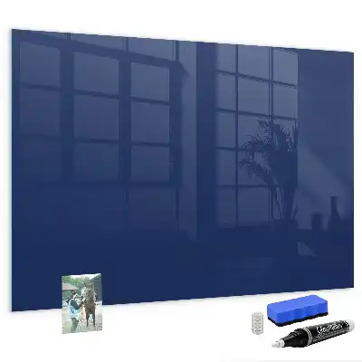 Magnettafel beschreibbar in Blau