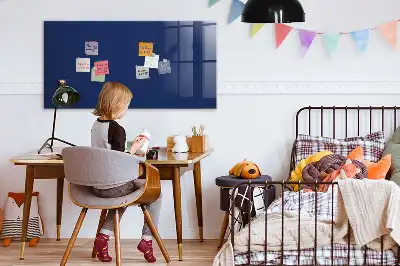 Magnettafel beschreibbar in Blau