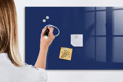 Magnettafel beschreibbar in Blau