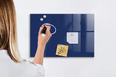 Magnettafel beschreibbar in Blau
