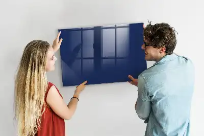 Magnettafel beschreibbar in Blau