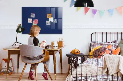 Magnettafel beschreibbar in Blau