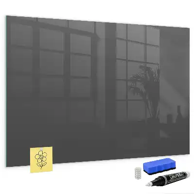 Magnettafel beschreibbar in Grau