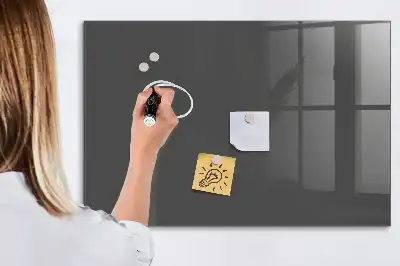 Magnettafel beschreibbar in Grau