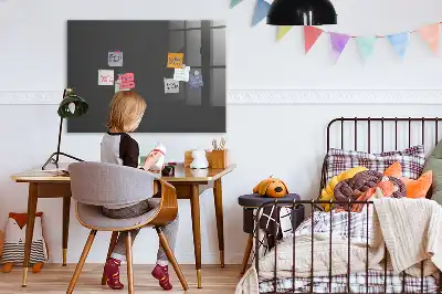 Magnettafel beschreibbar in Grau