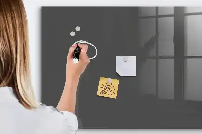 Magnettafel beschreibbar in Grau