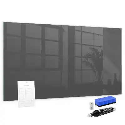 Magnettafel beschreibbar in Grau