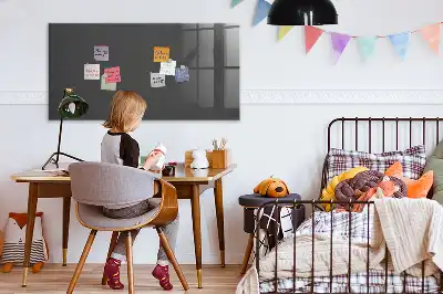 Magnettafel beschreibbar in Grau