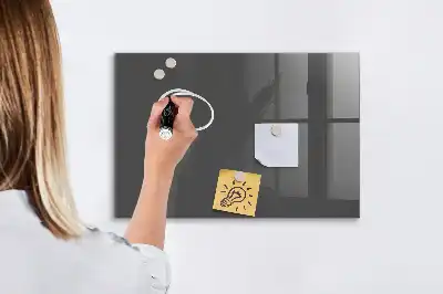 Magnettafel beschreibbar in Grau
