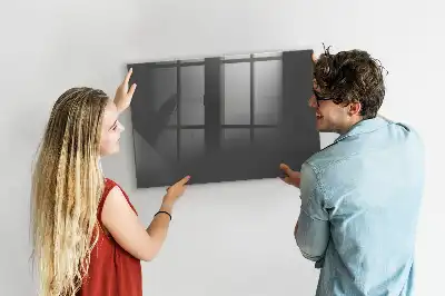 Magnettafel beschreibbar in Grau