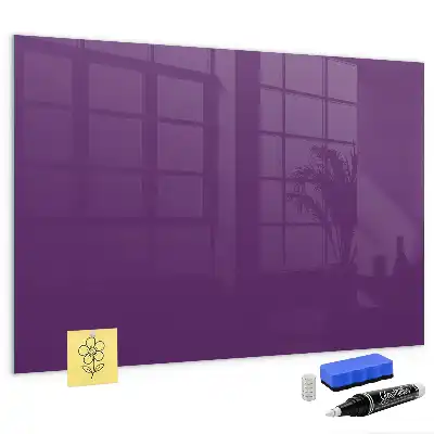 Beschreibbare Magnettafel für die Küche in Violett