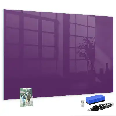 Beschreibbare Magnettafel für die Küche in Violett