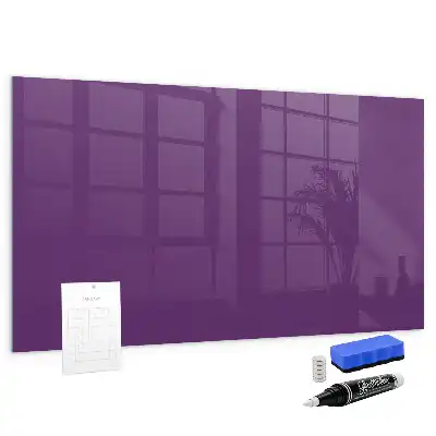 Beschreibbare Magnettafel für die Küche in Violett