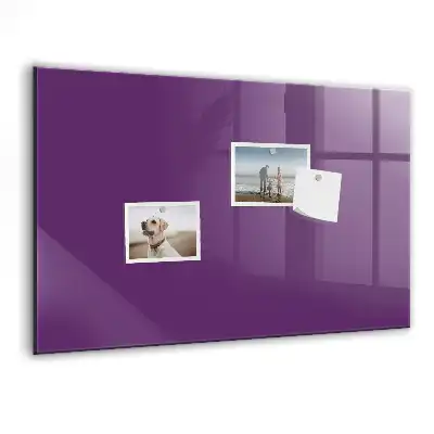 Beschreibbare Magnettafel für die Küche in Violett