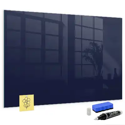 Magnettafel beschreibbar in Dunkelblau