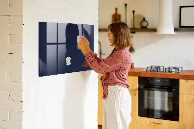 Magnettafel beschreibbar in Dunkelblau