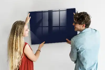 Magnettafel beschreibbar in Dunkelblau