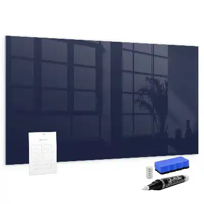 Magnettafel beschreibbar in Dunkelblau