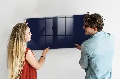 Magnettafel beschreibbar in Dunkelblau