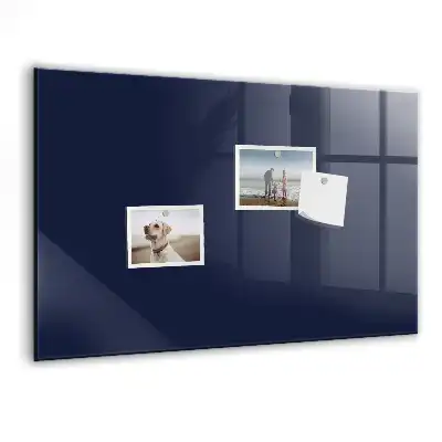 Magnettafel beschreibbar in Dunkelblau