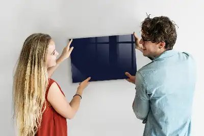 Magnettafel beschreibbar in Dunkelblau
