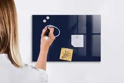 Magnettafel beschreibbar in Dunkelblau