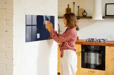 Magnettafel beschreibbar in Dunkelblau