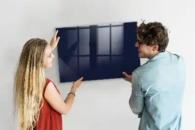 Magnettafel beschreibbar in Dunkelblau