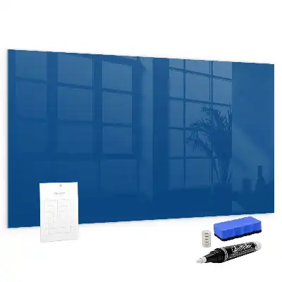 Beschreibbare Magnettafel für die Küche in Marineblau