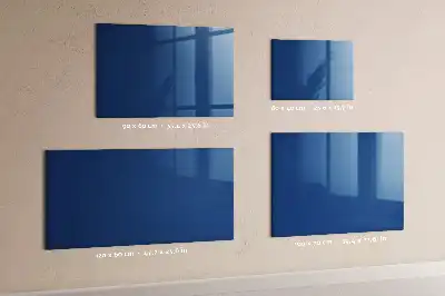 Beschreibbare Magnettafel für die Küche in Marineblau