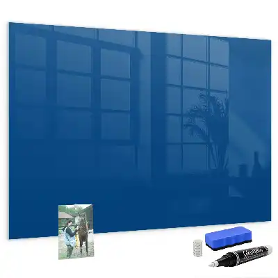 Beschreibbare Magnettafel für die Küche in Marineblau
