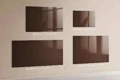 Magnettafel beschreibbar in Braun