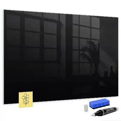 Beschreibbare Magnettafel für die Küche in Schwarz