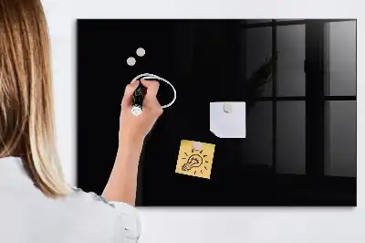 Beschreibbare Magnettafel für die Küche in Schwarz