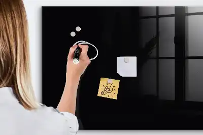 Beschreibbare Magnettafel für die Küche in Schwarz