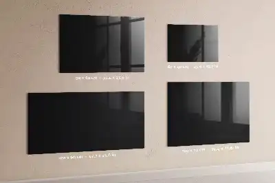 Beschreibbare Magnettafel für die Küche in Schwarz