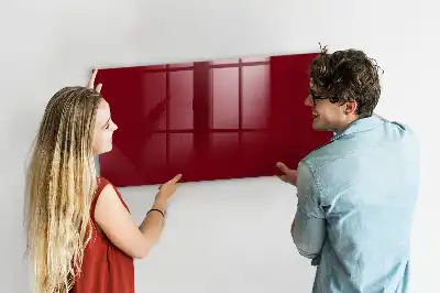 Beschreibbare Magnettafel in Bordeaux