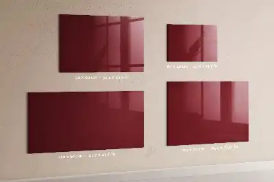 Beschreibbare Magnettafel in Bordeaux