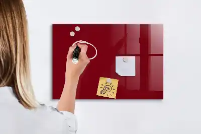 Beschreibbare Magnettafel in Bordeaux