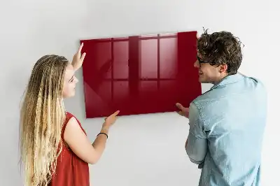 Beschreibbare Magnettafel in Bordeaux